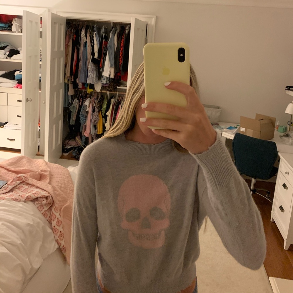 27 Miles Malibu skull sweater